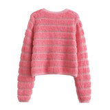 Women Sweater Knitwear Autumn and Winter Sweater Coat Women's Hollow Knitted Cardigan