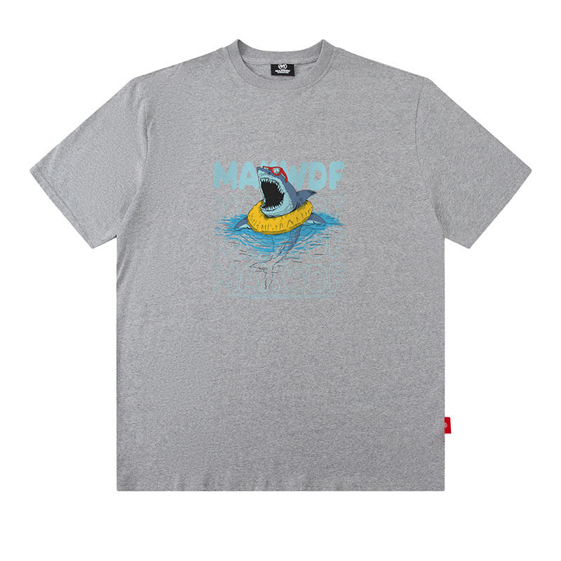 Men's T Shirt Retro Fun Printing Short-Sleeved T-shirt Men's and Women's Hiphop