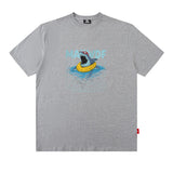 Men T Shirt Vintage Fun Printing Short Sleeve T-shirt Loose Couple Half Sleeve