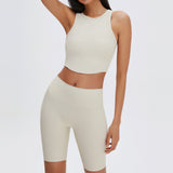 Women Yoga Set Short Sports Yoga Suit