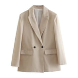 Women Suits Spring and Autumn Two Button Business Suit Tailored Suit Coat