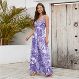 Women Date Dress Summer Bohemian Strap Dress