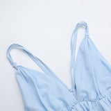 Women Dresses Summer Hip Skirt Sexy Backless Holiday Dress