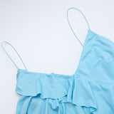 Women Dresses Summer Elegance Dress Sexy V-neck Suspender Skirt