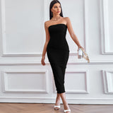 Women Dress Spring and Summer Sexy Hip Skirt Beach Dress