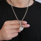 Chrome Hearts Necklace Square Dice Pendant Men