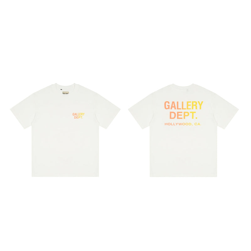 Gallery Dept T Shitrs Printed Short Sleeve Male and Female Large Size Couple Wear