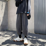 Men Jeans Ankle Banded Pants Jeans Men Loose Men's Pants