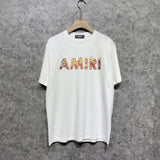 Amiri T Shirts Fashion Brand T Shirt Short Sleeve T-shirt Blouse