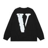 Vlone Sweatshirts Reflective Large V Letter Crew Neck