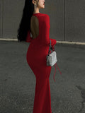 Women Dresse Sexy Sexy Cutout Backless Dress