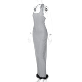Women Dresses Spring and Summer Sexy Backless Lace Dress