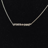 Chrome Hearts Necklace Retro Men's and Women's Simple Clavicle Chain