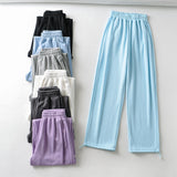 Women Sweatpants Summer Loose Straight Harem Pants Sweatpants
