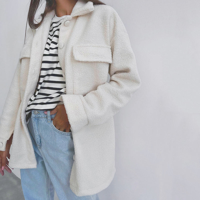 Women Trench Coat Fall/Winter Loose Casual Jacket