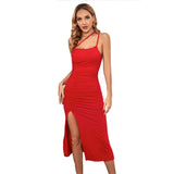 Women Dress Summer Slim Fit Backless Sexy Dress