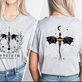 Basgiath War College T-shirt Double-side Print Fourth Wing