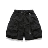 Men Shorts Vintage City Boy Functional Workwear Shorts Multi-Pocket Cropped Casual Pants