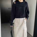 Women Knitted Two-Piece Set Vest Two-Piece Set Short Knitted Shawl Suit Jt8631