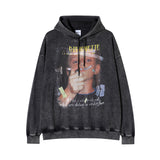 Men Hoodie Portrait Printed Hoodie