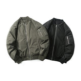 Unisex Winter Cotton Coat Winter Baseball Uniform Cotton-Padded Clothes Retro Loose Pockets Decorative Cotton-Padded Clothes