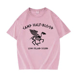 Camp Half Blood Long Island Sound Skull Percy Jackson T Shirt