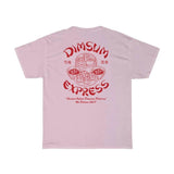 Women Dim Sum Retro Graphic Tees Unisex Oversized Back Print