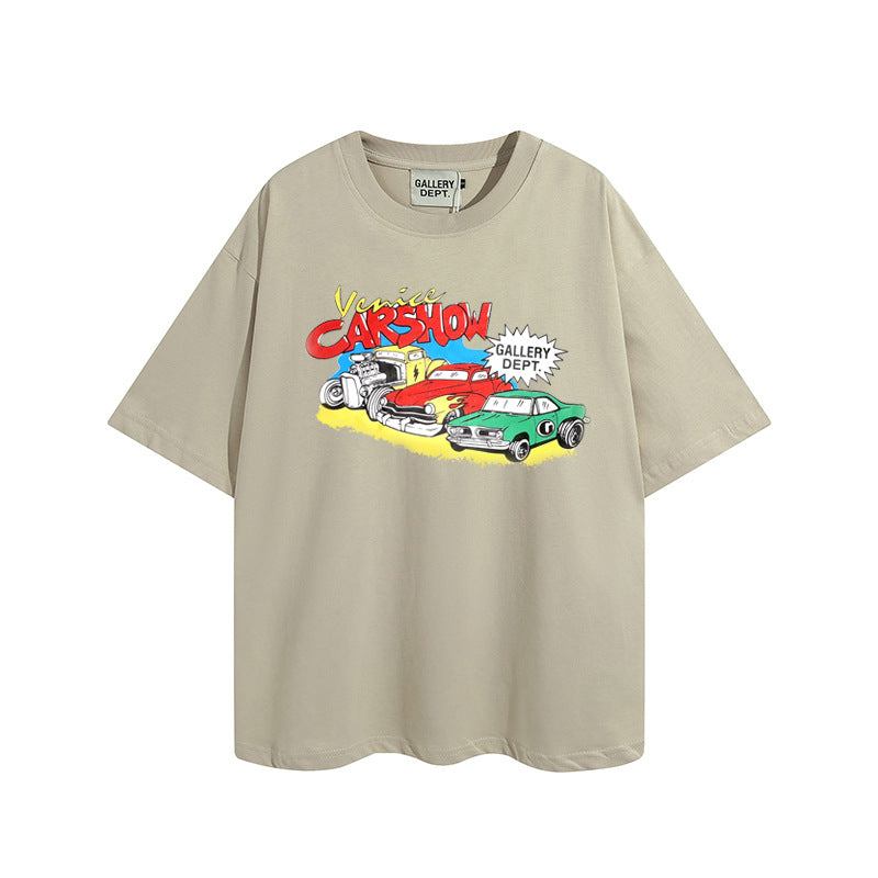 Gallery Dept T Shirts Trendy Gallery Dept Design Printed Male and Female Couples Wear Short Sleeve T-shirt