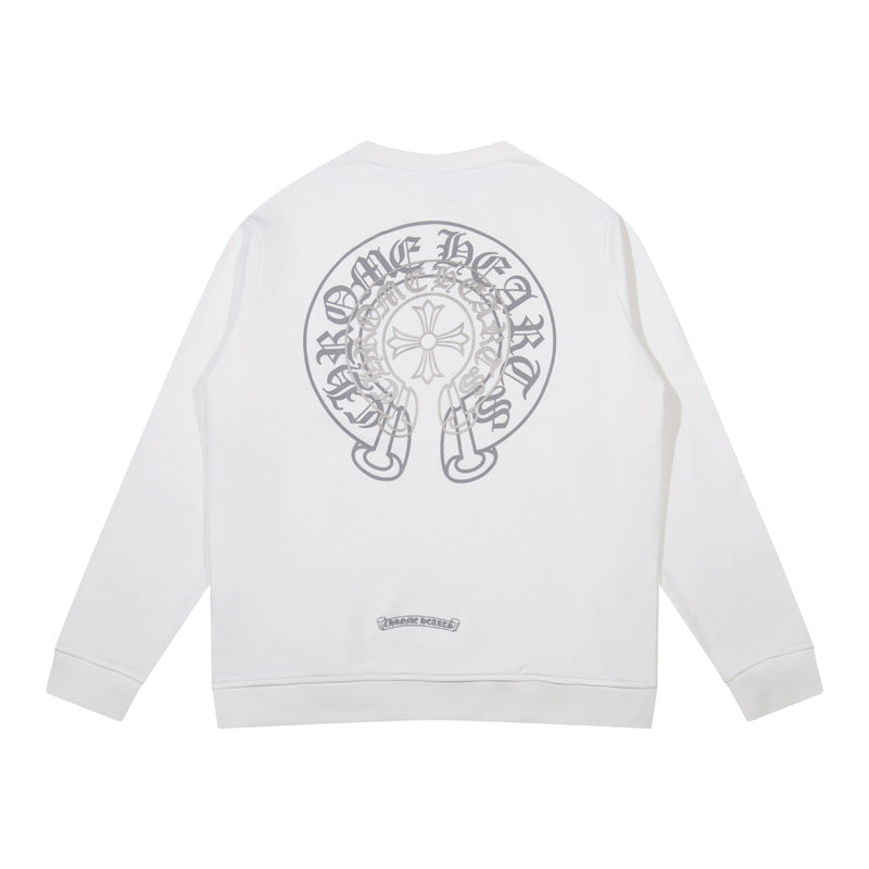 Chh Chrome Heart Long Sleeve Shirt Unisex Fashion Loose Long Sleeve Shirt