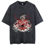 2024Hip Hop Oversized Streetwear Vintage T-shirts Japanese