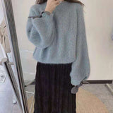 Women Knitted Pullover Autumn Loose Sweater for Women