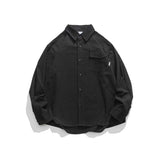 Unisex Shirts Autumn Collar Back Buttoned Shirt