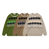 Unisex Sweater Autumn Ethnic Style Color Matching Sweater