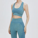 Women Yoga Set Running Exercise Vest