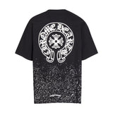 CHH Chrome Heart T Shirts T-shirt sprayed loose cotton short sleeves