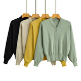 Women Sweater Knitwear Autumn and Winter Loose Knitted Cardigan Coat