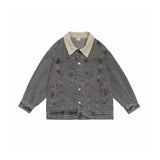 Unisex Jacket Overalls Men and Women Couple Denim Clothes Jacket