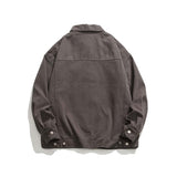 Unisex Shirts Autumn Arc Splicing Coat
