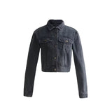 Women Jacket Slim Retro Denim Jacket Coat