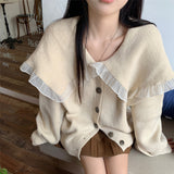 Women Knitwear Autumn and Winter Sweater Coat Loose Knitted Cardigan