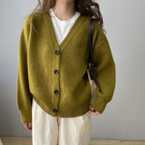 Women Cardigan Sweater Autumn and Winter Knitting Cardigan Casual Sweater Coat 8t3092