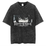 Men's Clothing Japanese Tshirt Anime Vintage T-shirt Death