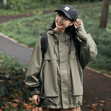 Unisex Jacket Autumn Windproof Hood Coat