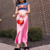 Women T-shirt Summer Retro T-shirt Women's Loose Top
