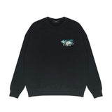 Amiri Long Sleeved Shirt Fashion Brand Crew Sweatshirts round Neck Sweater