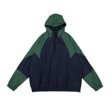 Unisex Jacket Hooded Hooded Jacket Male Splicing Machine Energy Wind Spring and Autumn Coat