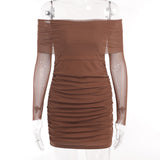 Women Dresses Mesh Dress Skirt