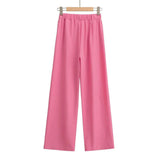 Women Sweatpants Loose Wide-Leg Pants Straight Casual Pants