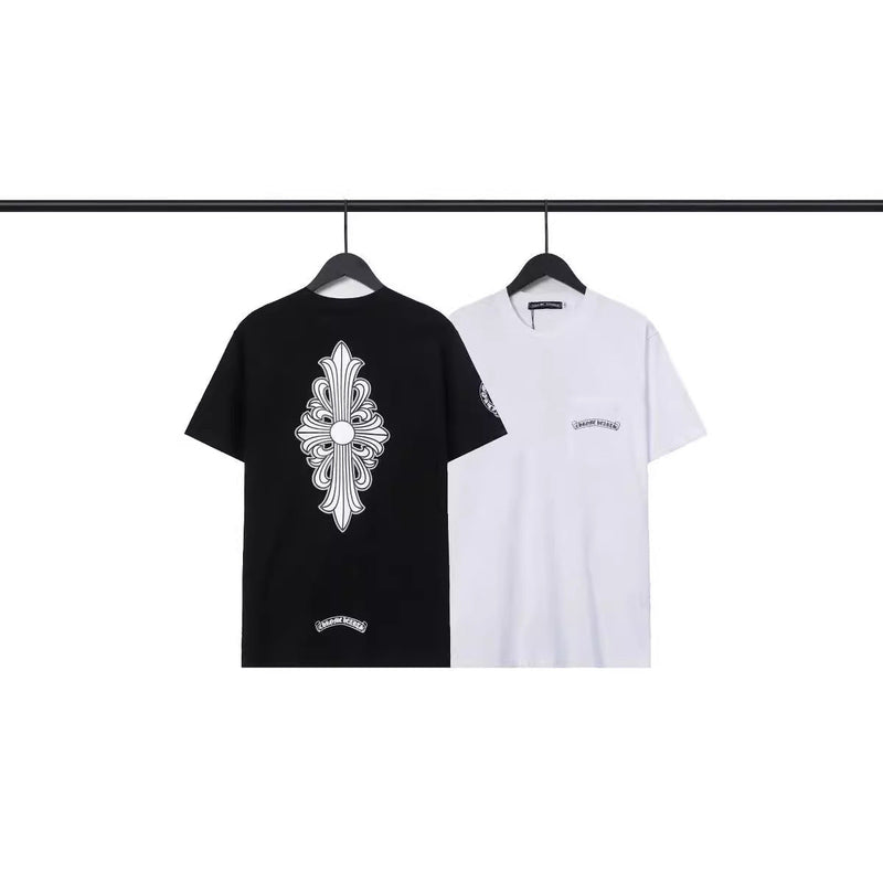 CHH Chrome Heart T Shirts T-Shirt Crossshaft Cotton Crew Neck Short Sleeve