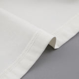 Women Dress round Neck Puff Sleeve Hip Skirt White Short Sleeve Dress